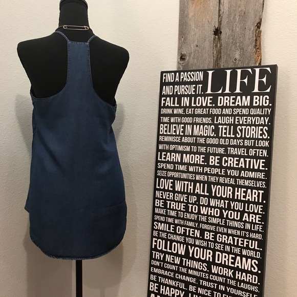 Thread & Supply Denim Tank Top size small - Picture 4 of 8